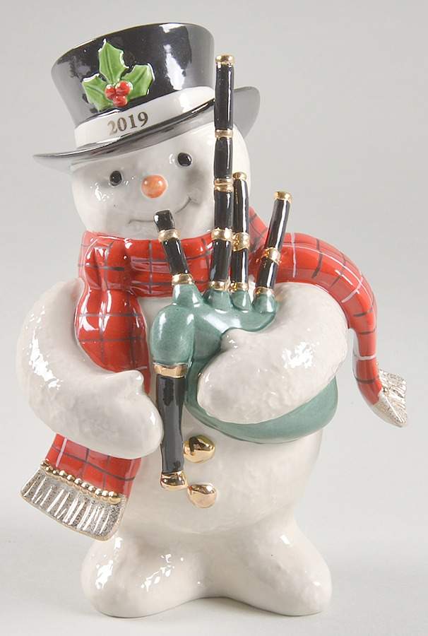 Annual Snowman Snowy Piper Snowman - No Box by Lenox-1