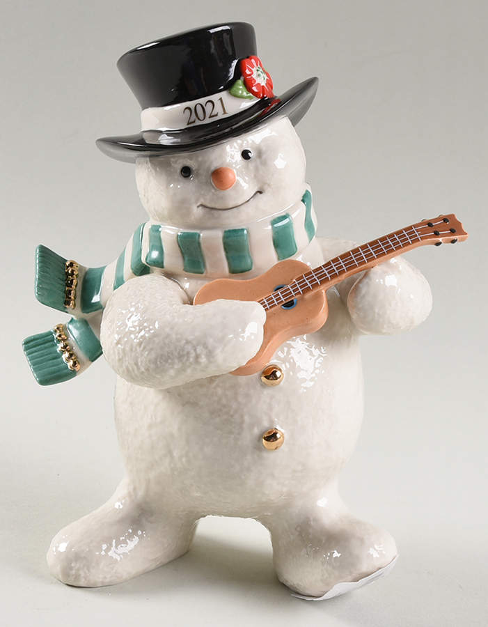Annual Snowman Ukalele Snowman - Boxed by Lenox-1