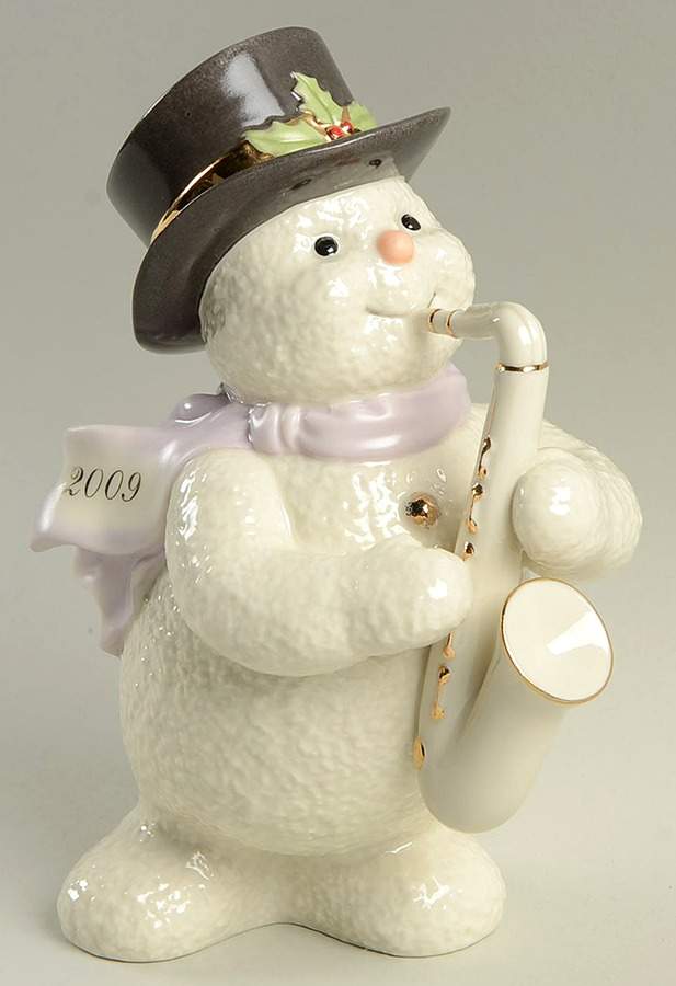 Annual Snowman Saxophone Solo - Boxed by Lenox-1