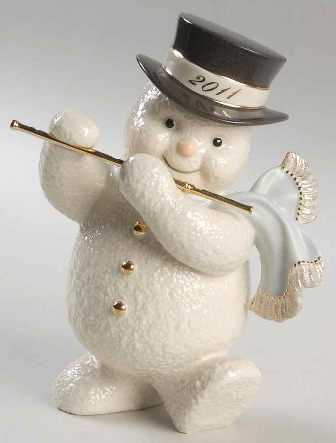 Annual Snowman Fanciful Flute - Boxed by Lenox-1