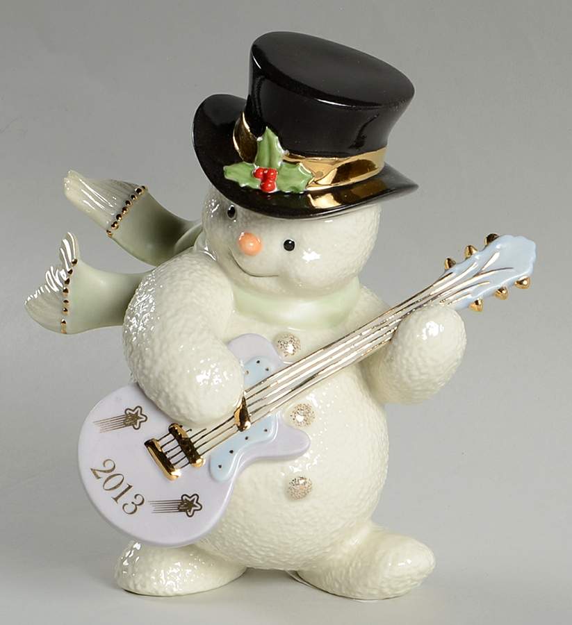 Annual Snowman Snowy Rocker - Guitar - Boxed by Lenox-1