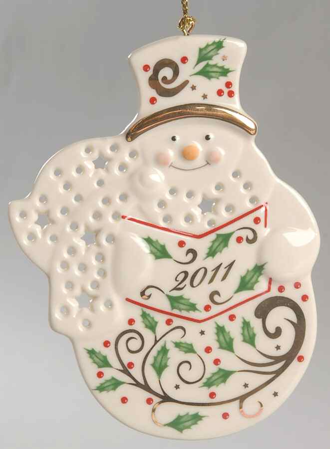 Joyous Tidings 2011-Snowman - No Box by Lenox-1