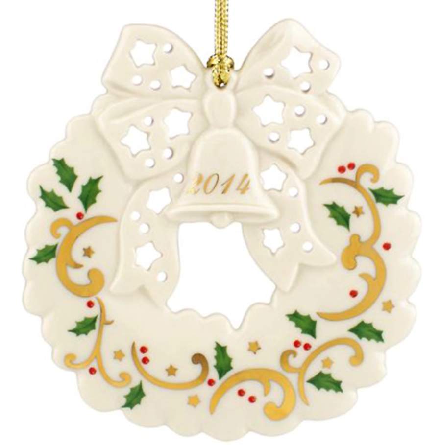 Joyous Tidings 2014-Wreath - Boxed by Lenox-1