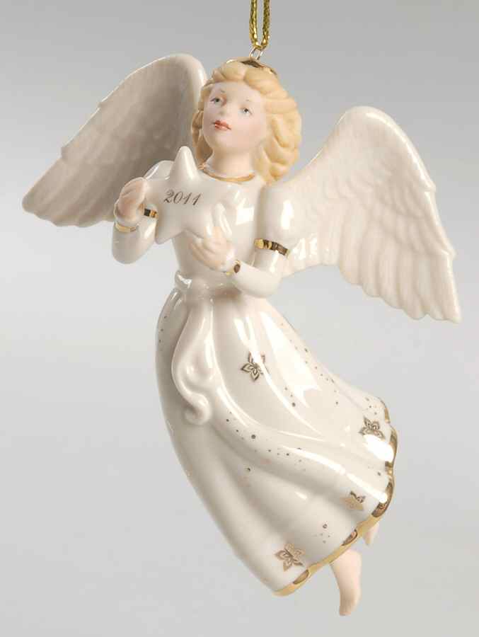Annual Angel Ornament Midnight Star - No Box by Lenox-1