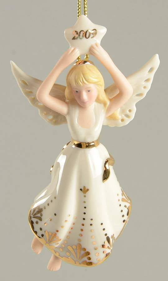 Annual Angel Ornament Angel Of Heavenly Light - No Box by Lenox-1
