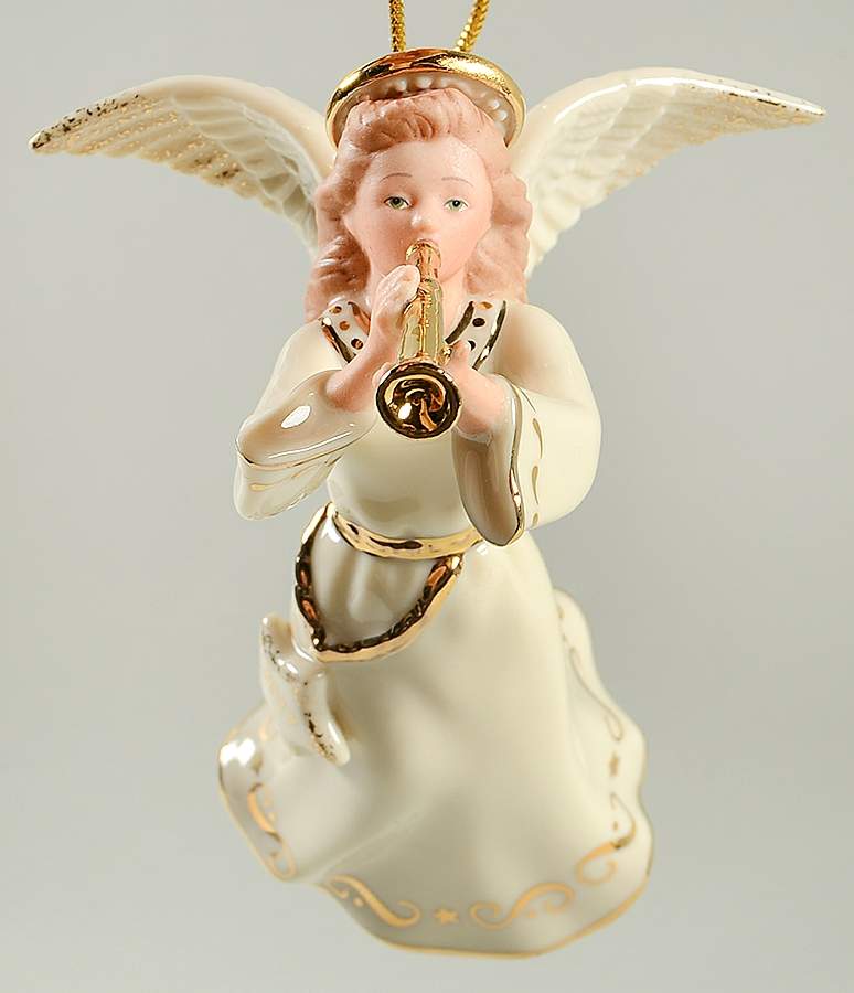 Annual Angel Ornament Angel's Melody - No Box by Lenox-1