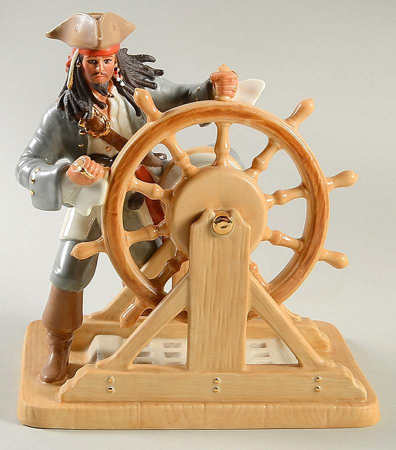 Pirates of the Caribbean Captain Jack Sparrow- 7 In Wide - No Box by Lenox-1