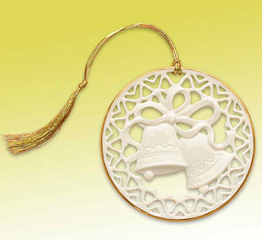 Traditional Pierced Ornaments Jingle Bells - No Box by Lenox-1