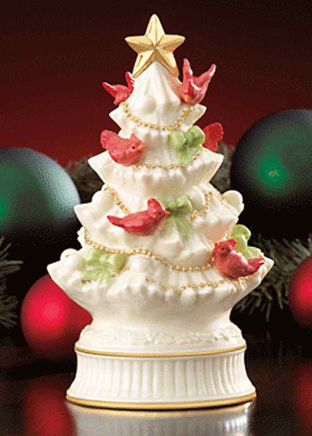 Wonderland Wishes Tree-Jingle Bells - Boxed by Lenox-1