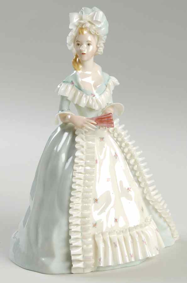American Costume Series Colonial Lady-Turquoise Dress - No Box by Lenox-1