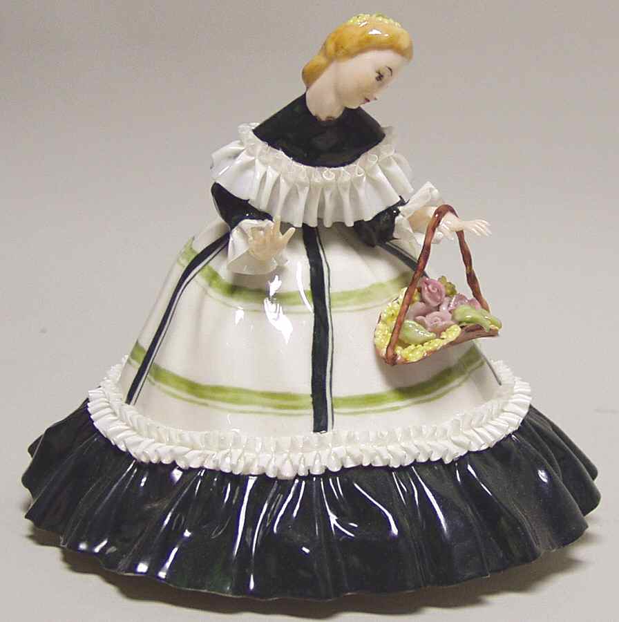 American Costume Series Mistress Mary-White/Green Dress - No Box by Lenox-1