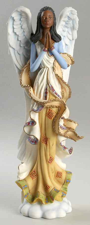 African American Pencil Angels Kirabo-God's Gift  - No Box by Lenox-1