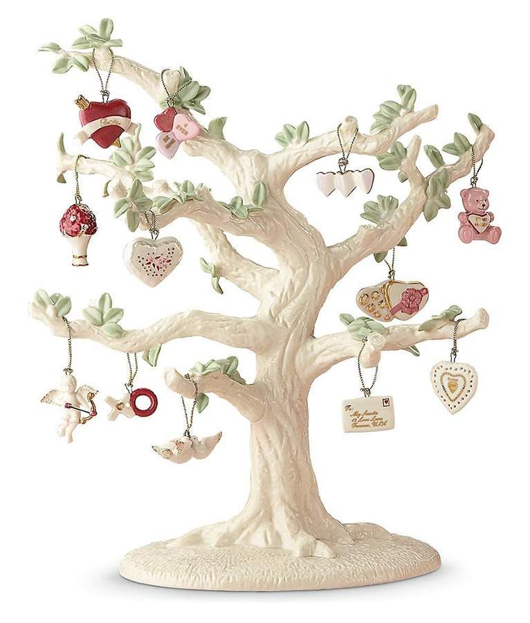 Be Mine Valentine Tree Tree & Ornament Set - Set Of 13 by Lenox-1
