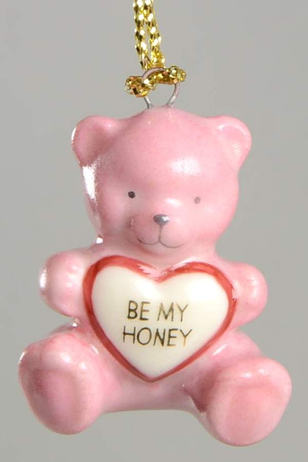 Be Mine Valentine Tree Teddy Bear - No Box by Lenox-1