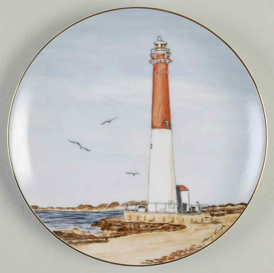 Historic American Lighthouse Barnegat, Nj - No Box by Lefton-1