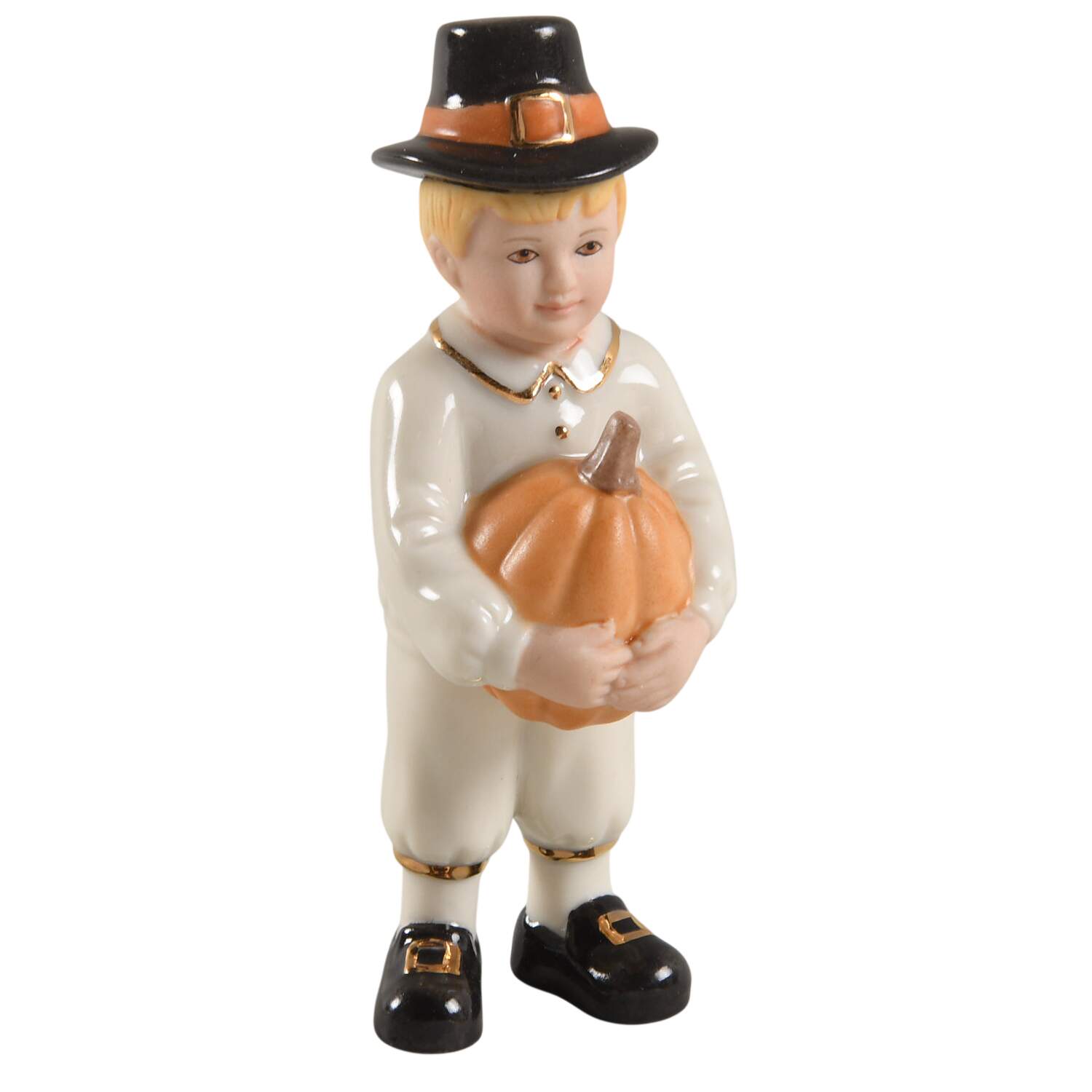Giving Thanks Pilgrim The Little Pilgrim - Boy - Boxed by Lenox-1