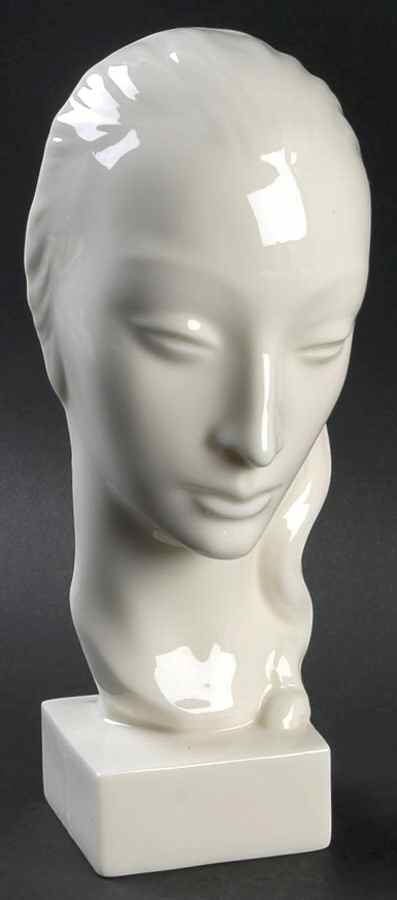 Head Figurines Woman's Head - No Box by Lenox-1