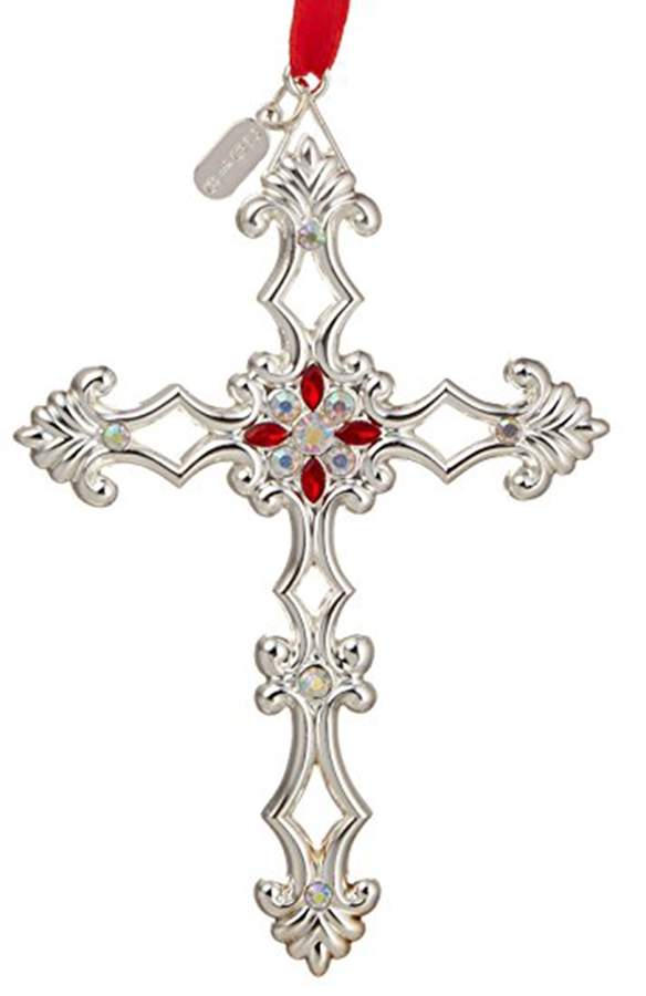 Gemmed Filigree Cross 2016-Gemmed Cross - Boxed by Lenox-1