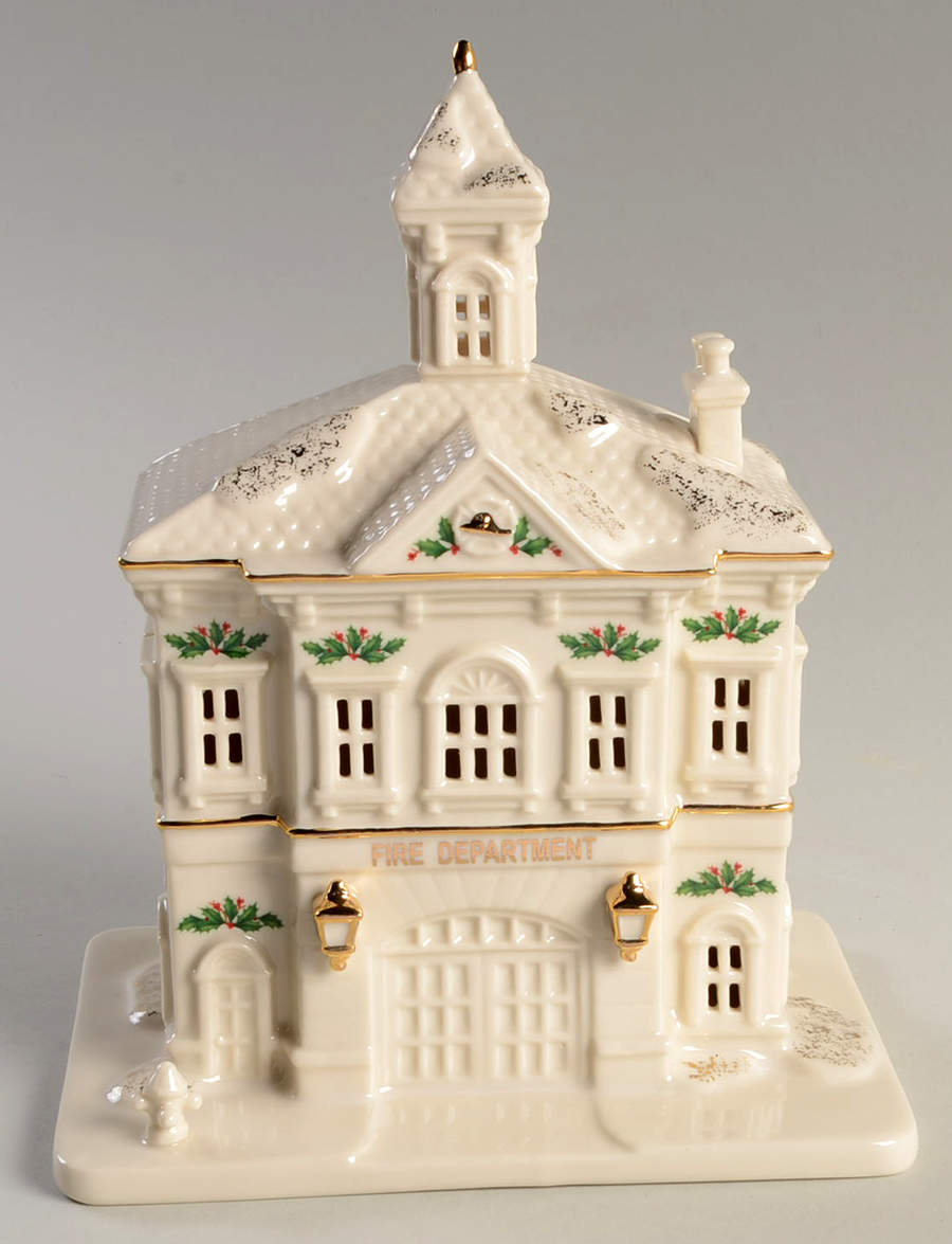 Christmas Village Firehouse - No Box by Lenox-1