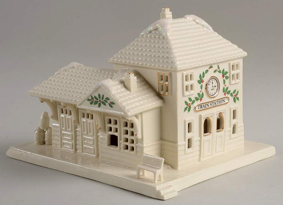 Christmas Village Train Station - Boxed by Lenox-1