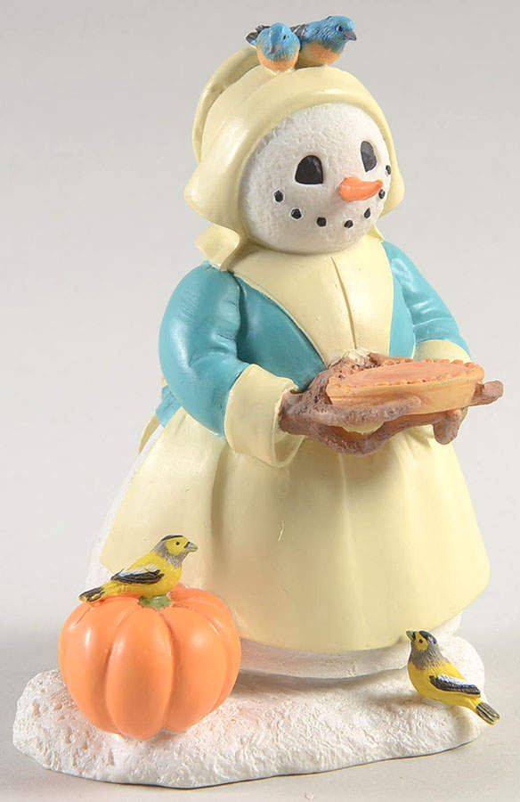 Lynn Bywaters Snowman of the Month November-Sweet As Pie - Boxed by Lenox-1