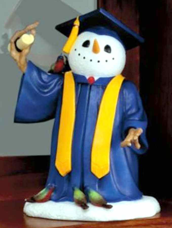 Lynn Bywaters Snowman of the Month June-Graduation Day - Boxed by Lenox-1