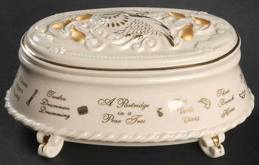 Twelve Days of Christmas Music Box Twelve Days Of Christmas Music Box - No Box by Lenox-1