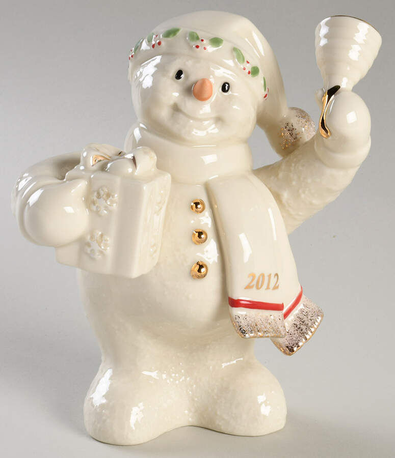 Annual Christmas Snowman 2012 Snowman  - No Box by Lenox-1