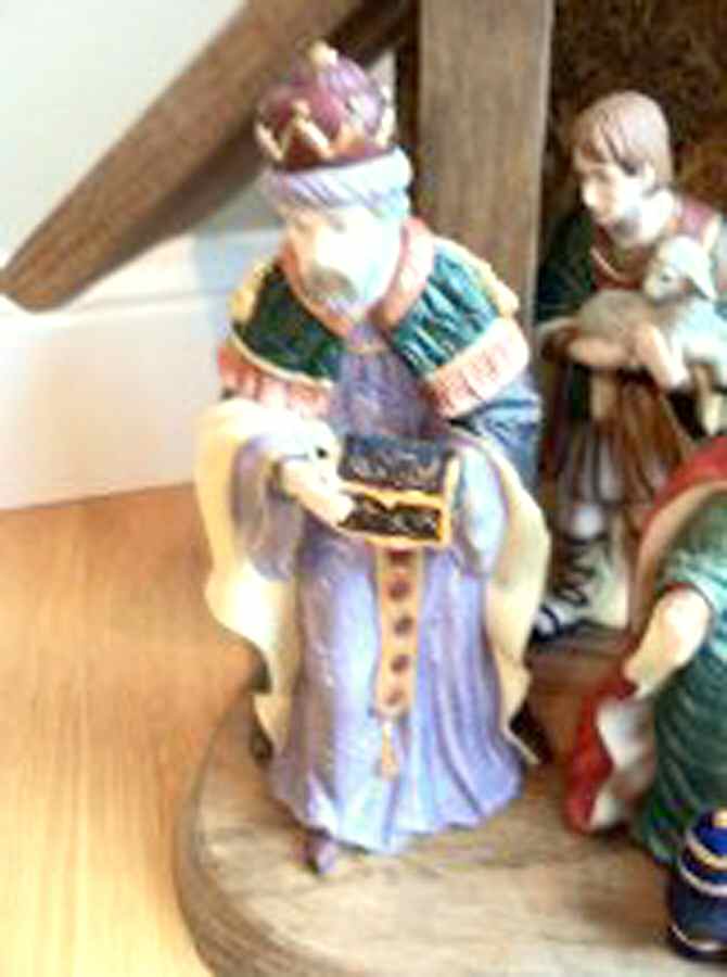 Nativity King W/ Box - Boxed by Lefton-1