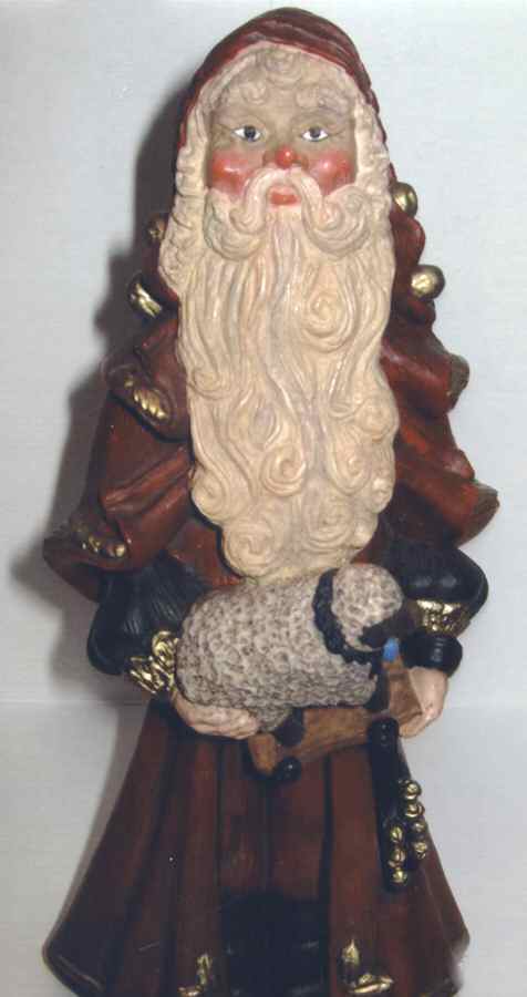 Country Santas Santa W/Lamb - No Box by Lenox-1