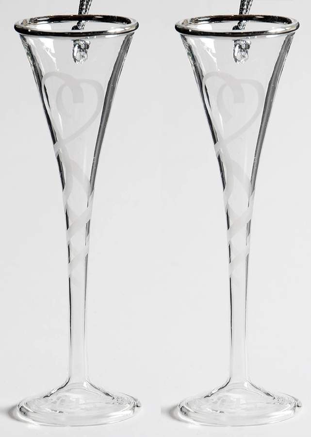 Our First Christmas Toasting Flute Ornaments 2015 Toasting Flutes(Set Of 2) - Boxed by Lenox-1
