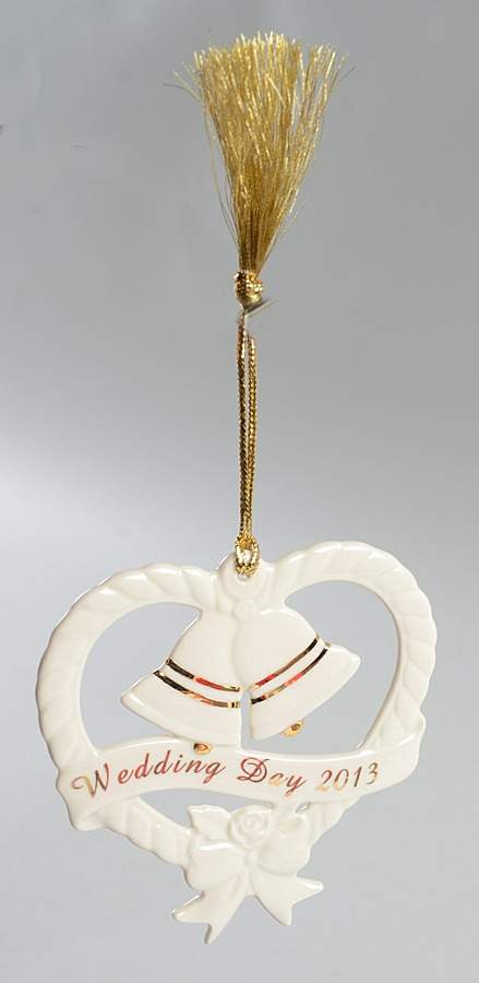 Wedding Bells Ornaments 2013 Wedding Day - Boxed by Lenox-1