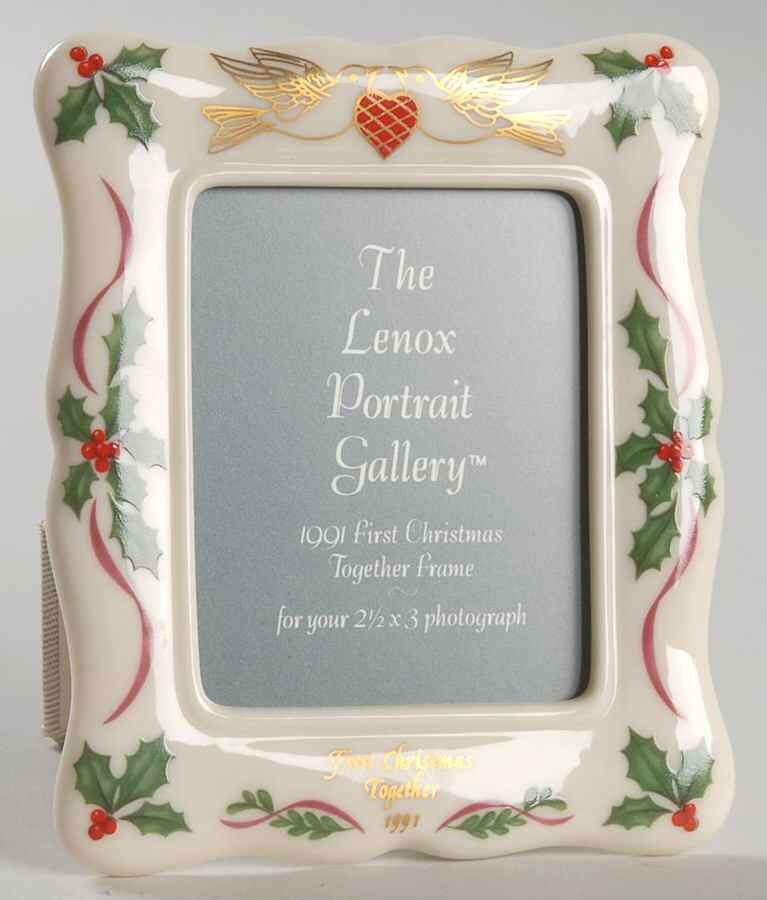 First Christmas Together 1991-First Christmas Together 2 1/2 X 3 - No Box by Lenox-1