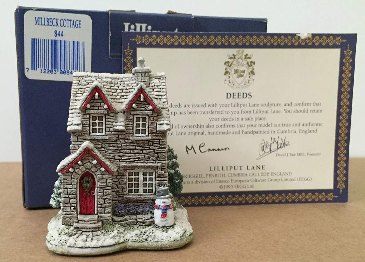 Lakeland Christmas Millbeck Cottage - No Box by Lilliput Lane-1