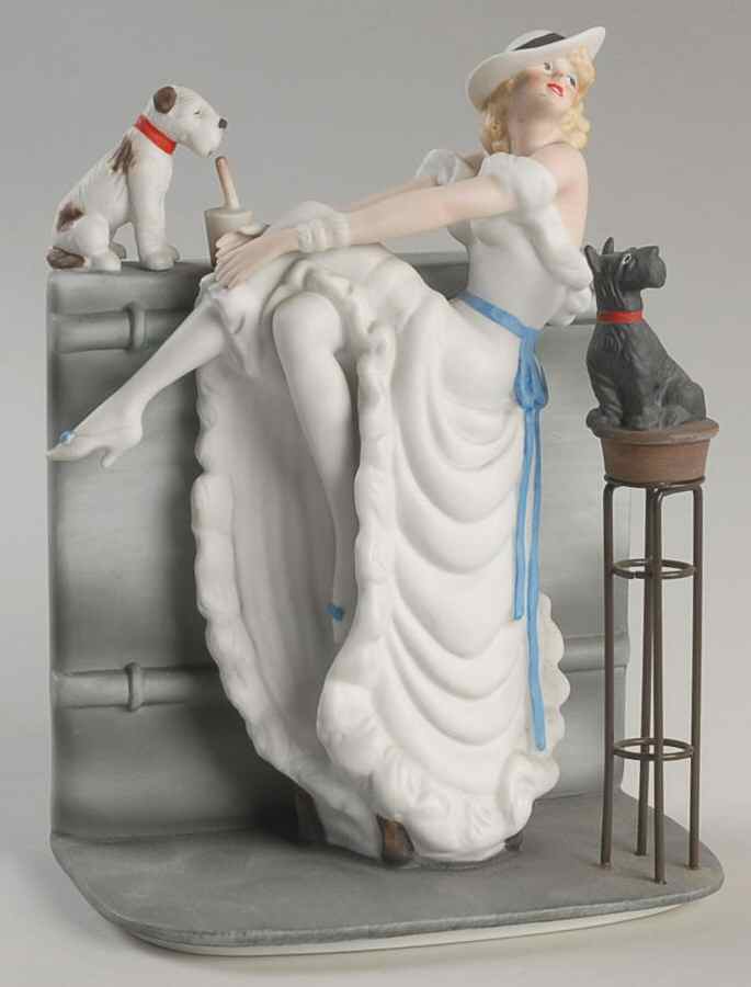 Icart Figurine 1936-Au Bar - No Box by Louis Icart-1