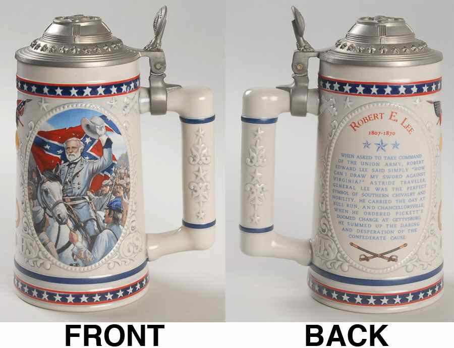 Heroes of the Civil War Robert E. Lee-Valiant Virginia - No Box by Longton Crown-1
