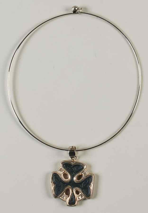 Talismania Jewelry Magic Eire (Silver-Choker) - No Box by Lladro-1