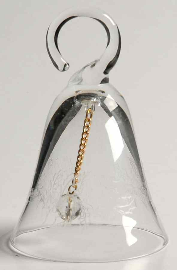 Crystal Christmas Bell Holly - No Box by Lenox-1