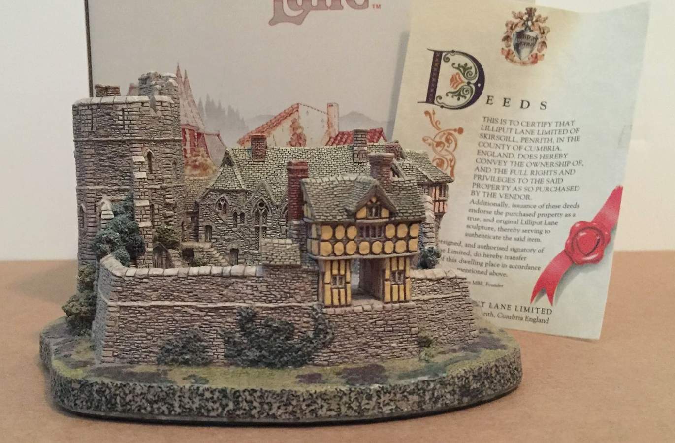 Historic Castles of Britain Stokesay - Boxed by Lilliput Lane-1
