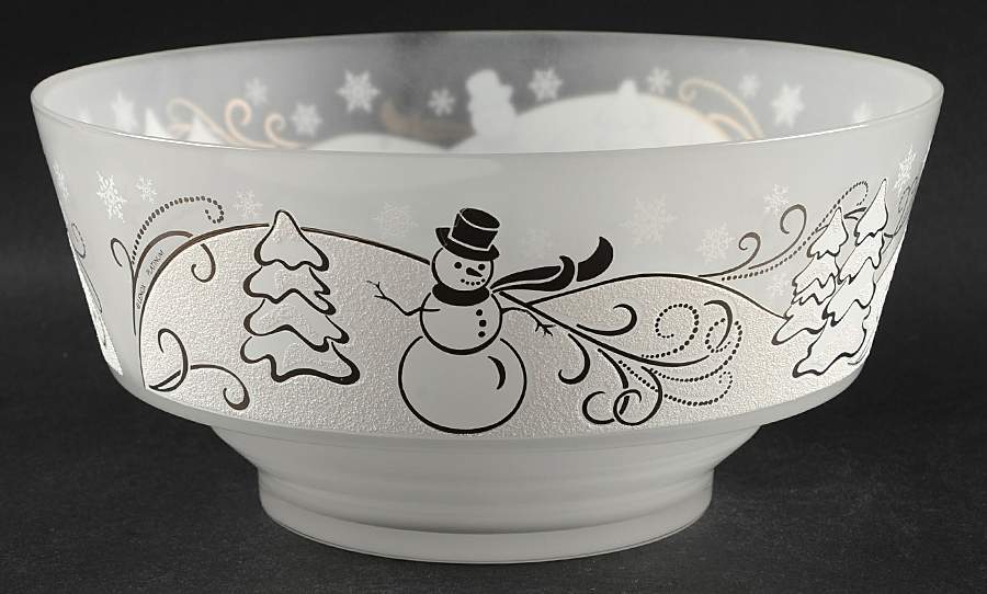Snowman's Wonderland Snowman's Wonderland Bowl - No Box by Lenox-1