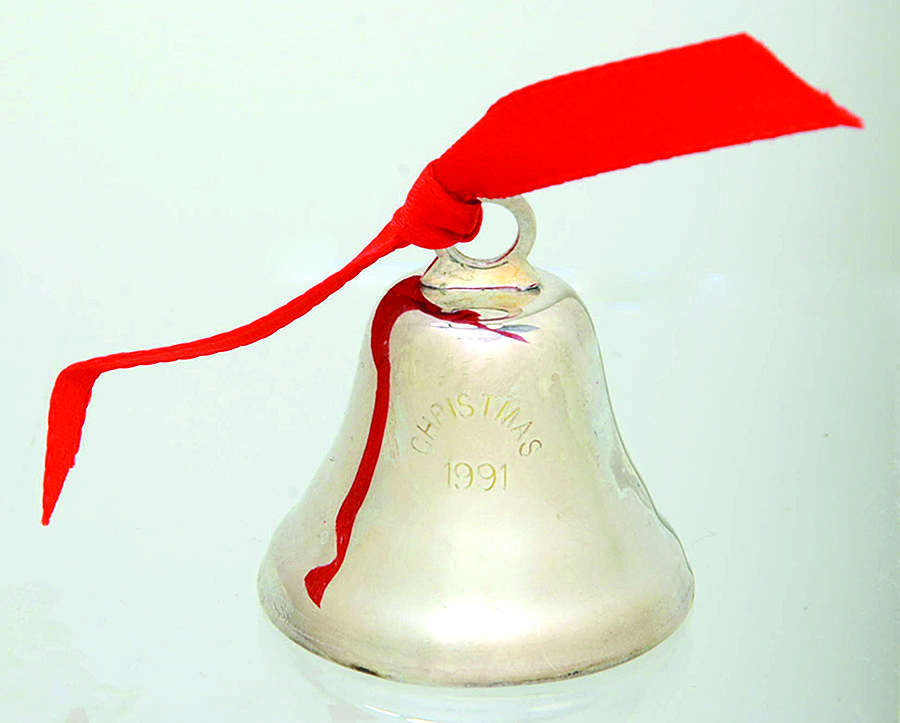 Annual Silverplate Bells 1991 Silverplate Bell - No Box Nb1991 by Leonore Doskow-1