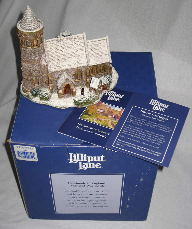 Christmas Collection St Stephen's Church - Boxed by Lilliput Lane-1