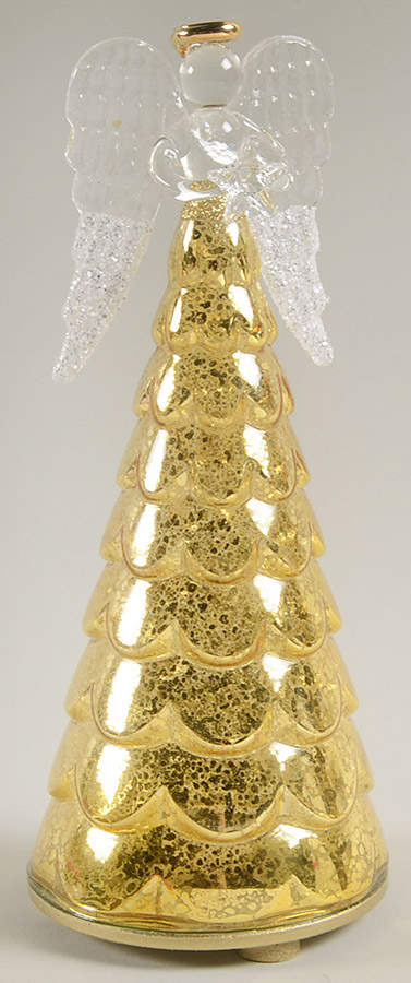 Christmas Lit Crystal Figurines Radiant Light Glass Angel - Boxed by Lenox-1