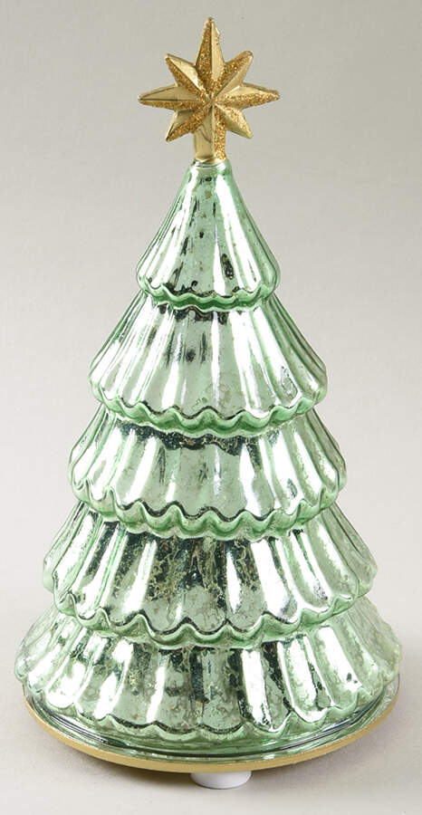 Christmas Lit Crystal Figurines Radiant Light Lit Pine Tree - Boxed by Lenox-1