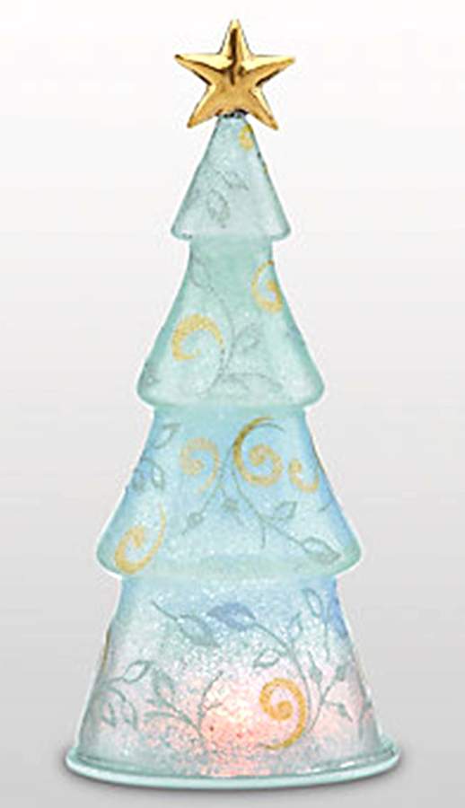 Christmas Lit Crystal Figurines Merry & Magical Tree - Boxed by Lenox-1