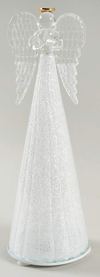 Christmas Lit Crystal Figurines Snow Angel - Boxed by Lenox-1
