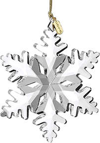 Annual Optic Ornament 2019 Optic Snowflake - Boxed by Lenox-1