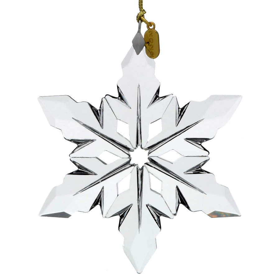 Annual Optic Ornament 2022 Optic Snowflake - Boxed by Lenox-1