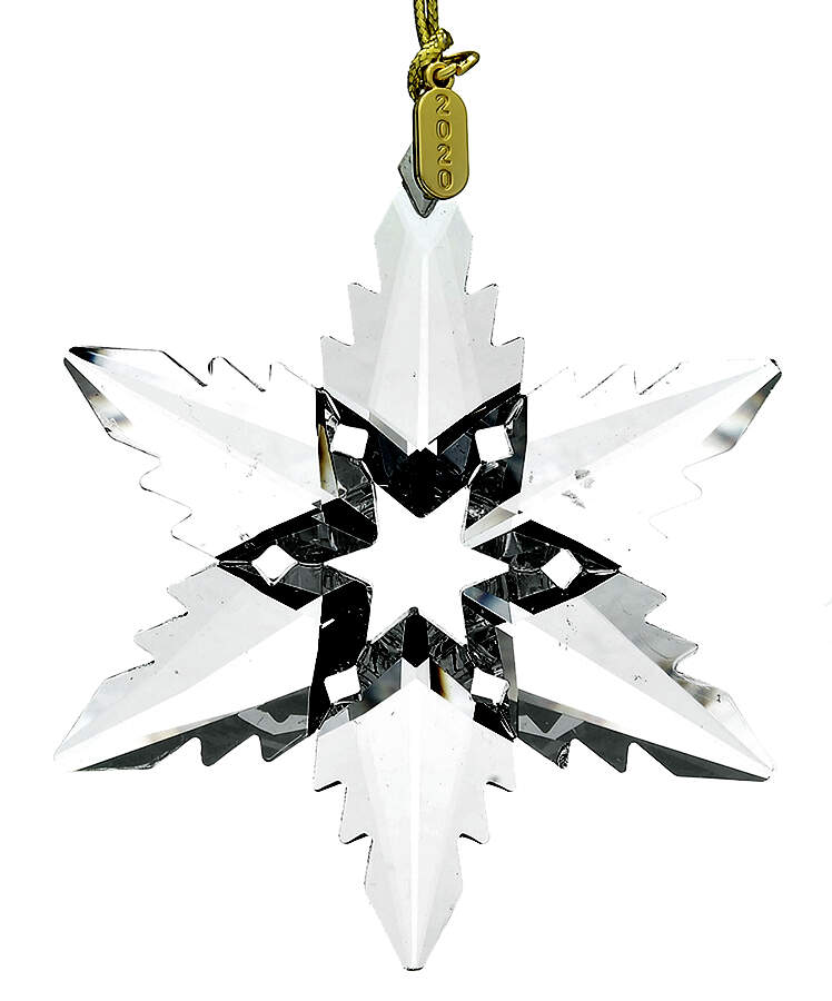 Annual Optic Ornament 2020 Optic Snowflake - Boxed by Lenox-1