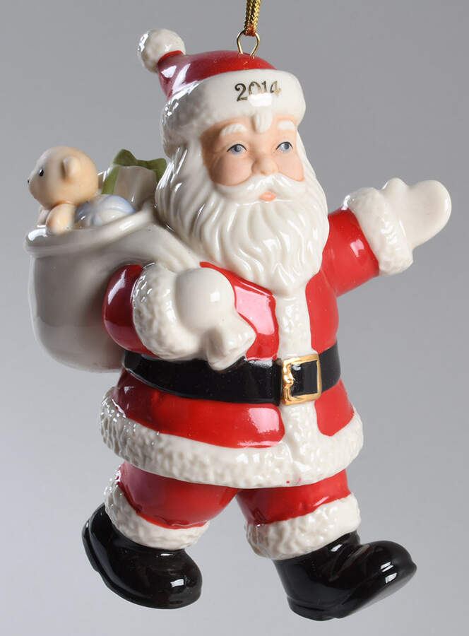 Annual Santa Ornament 2 Special Delivery Santa - Boxed by Lenox-1